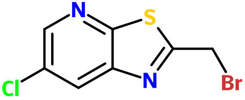 MC085221 2-(Bromomethyl)-6-chloro[1,3]thiazolo[5,4-b]pyridine